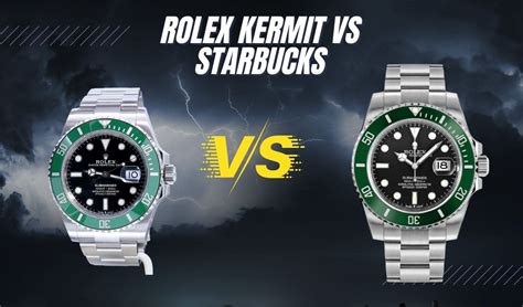 rolex kermit or starbucks|rolex kermit vs hulk starbucks.